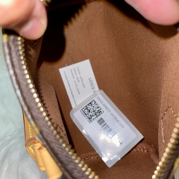 💎✨AUTHENTIC ✨💎LOUIS VUITTON Speedy Nano canvass monogram crossbody limited - Picture 5 of 9